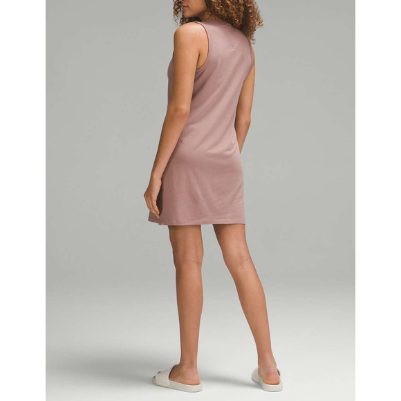 Lululemon Classic-Fit Cotton-Blend Dress Twilight Rose Pink Small - Picture 2 of 11